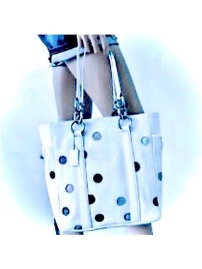 Coach Limited Edition Polka Dot Lunch Gallery F09763 Leather